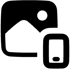Insert From Other Device Icon from Plump Solid Set