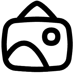 Landscape Frame Icon from Flex Line Set