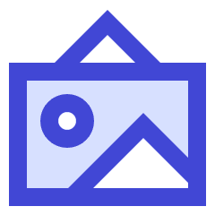 Landscape Frame Icon from Sharp Duo Set