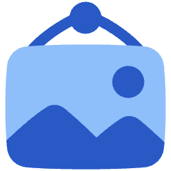 Landscape Frame Icon from Plump Flat Set