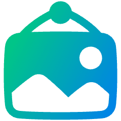 Landscape Frame Icon from Plump Gradient Set