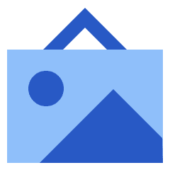Landscape Frame Icon from Sharp Flat Set