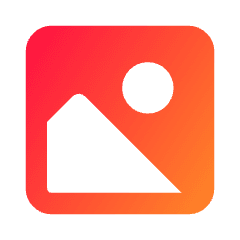 Landscape Image Solo Icon from Core Gradient Set