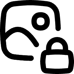 Landscape Lock Icon from Flex Line Set