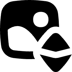 Landscape Nft Icon from Flex Solid Set