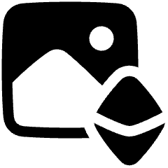 Landscape Nft Icon from Plump Solid Set