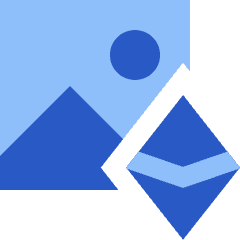 Landscape Nft Icon from Sharp Flat Set