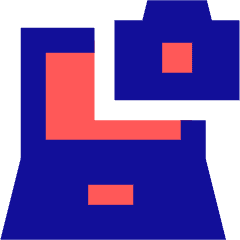 Laptop Camera Icon from Sharp Pop Set