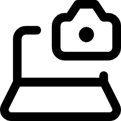 Laptop Camera Icon from Core Line Set