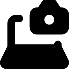 Laptop Camera Icon from Core Solid Set