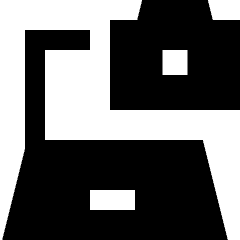 Laptop Camera Icon from Sharp Solid Set