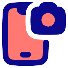 Mobile Phone Camera Icon from Plump Pop Set