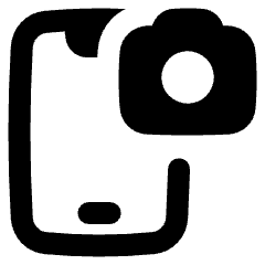 Mobile Phone Camera Icon from Plump Remix Set