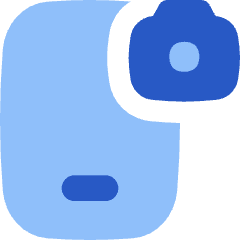 Mobile Phone Camera Icon from Flex Flat Set