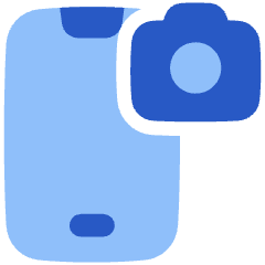 Mobile Phone Camera Icon from Plump Flat Set
