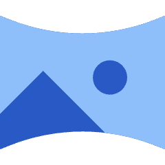 Photo Panorama Curved Icon from Sharp Flat Set