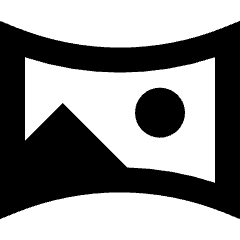 Photo Panorama Curved Icon from Sharp Remix Set
