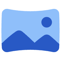 Photo Panorama Curved Icon from Plump Flat Set
