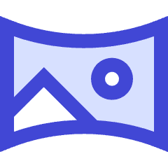Photo Panorama Curved Icon from Sharp Duo Set