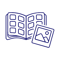 Photobook Illustration from UX Line Set