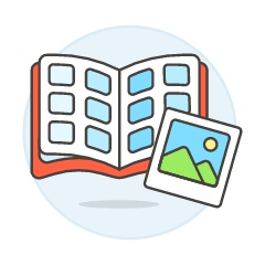 Photobook Illustration from UX Colors Set