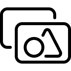 Picture Double Shapes 1 Icon from Ultimate Light Set