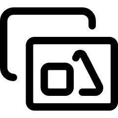 Picture Double Shapes Icon from Ultimate Regular Set