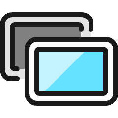 Picture Double Icon from Ultimate Colors Set