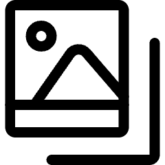 Picture Stack Landscape Icon from Ultimate Regular Set