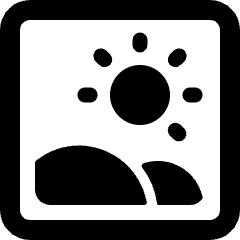 Picture Sun Icon from Ultimate Bold Set