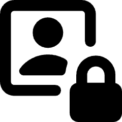 Portrait Lock Icon from Core Remix Set