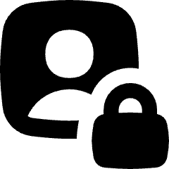 Portrait Lock Icon from Flex Solid Set