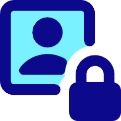 Portrait Lock Icon from Core Pop Set