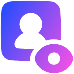 Portrait View Icon from Plump Gradient Set