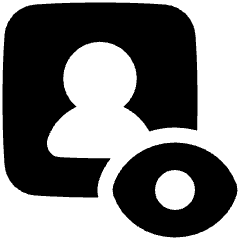 Portrait View Icon from Plump Solid Set