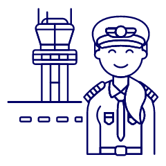 Pilot 1 Illustration from UX Line Set