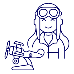 Propeller Pilot 4 Illustration from UX Line Set