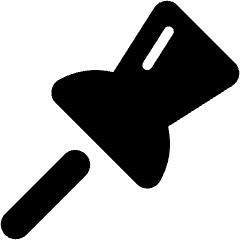 Pin Icon from Ultimate Bold Set