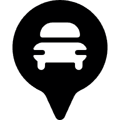 Style One Pin Car Icon from Ultimate Bold Set