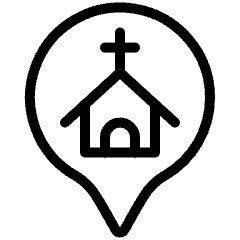 Style One Pin Church Icon from Ultimate Light Set