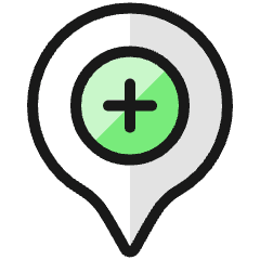 Style One Pin Circle Add Icon from Ultimate Colors Set