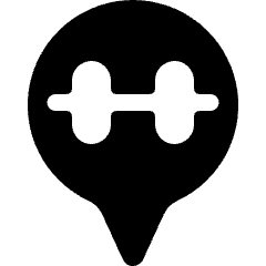 Style One Pin Gym Icon from Ultimate Bold Set