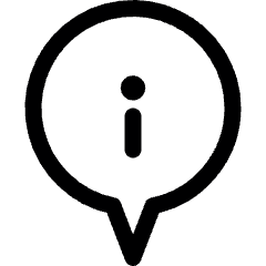 Style One Pin Information Icon from Ultimate Regular Set