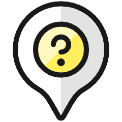 Style One Pin Question Icon from Ultimate Colors Set