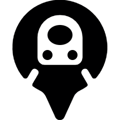 Style One Pin Train 1 Icon from Ultimate Bold Set