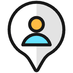 Style One Pin User Icon from Ultimate Colors Set