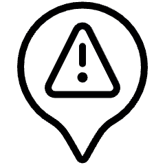 Style One Pin Warning Icon from Ultimate Light Set