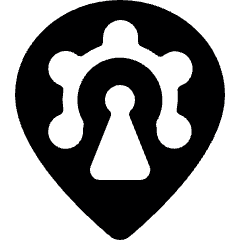 Style Three Pin Adventure Park Icon from Ultimate Bold Set