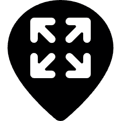 Style Three Pin Arrow All Direction Icon from Ultimate Bold Set