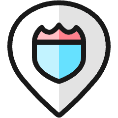 Style Three Pin Badge Icon from Ultimate Colors Set